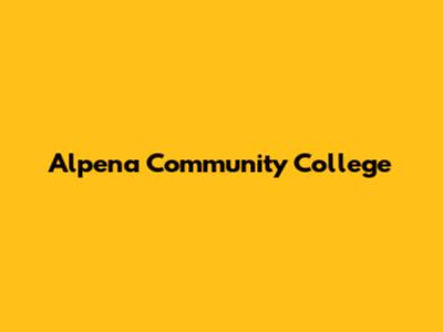 Alpena Community College
