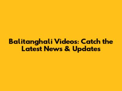 Balitanghali Videos: Catch the Latest News & Updates