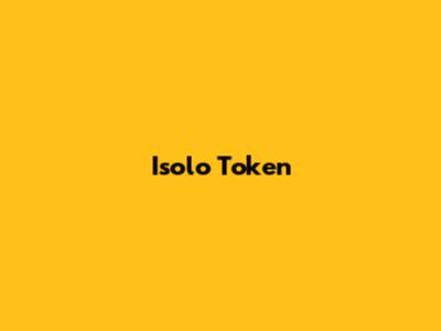 Isolo Token