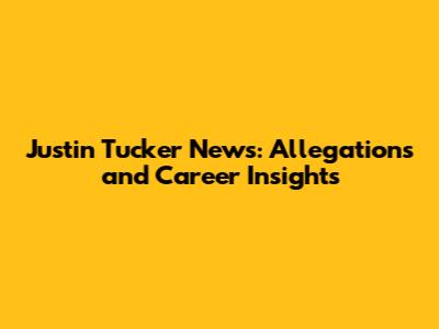 Justin Tucker News: Allegations and Career Insights