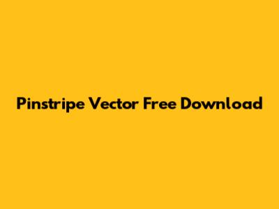 Pinstripe Vector Free Download