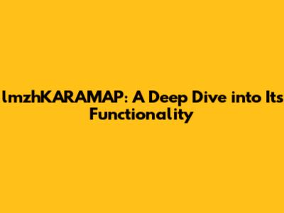 lmzhKARAMAP: A Deep Dive into Its Functionality